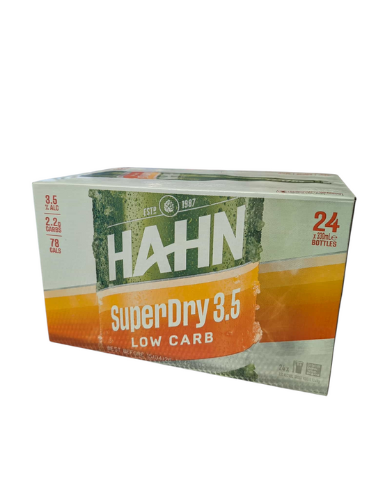 Hahn Super Dry 3.5% 330ml Btl Carton
