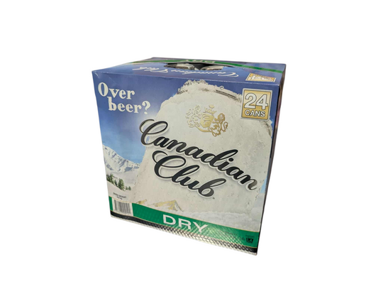 Canadian Club & Dry Cans 24pk Cube