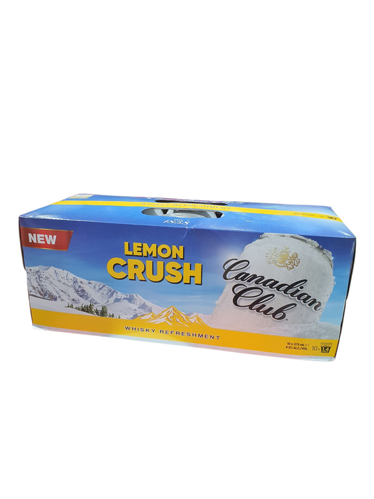 Canadian Club Lemon Crush 375ml Can 10pk
