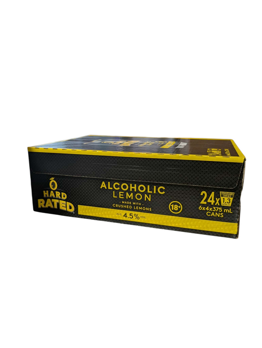 Hard Rated Lemon 4.5% Can 24pk Carton