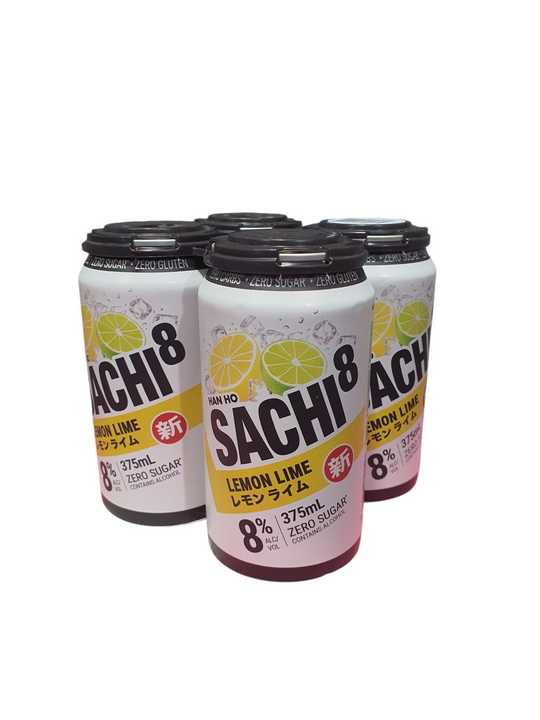 Sachi8 Lemon Lime 8% 375ml 4PK