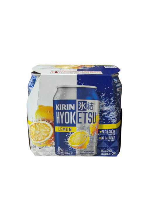 Hyoketsu Lemon 6% RTD 330ml 4PK