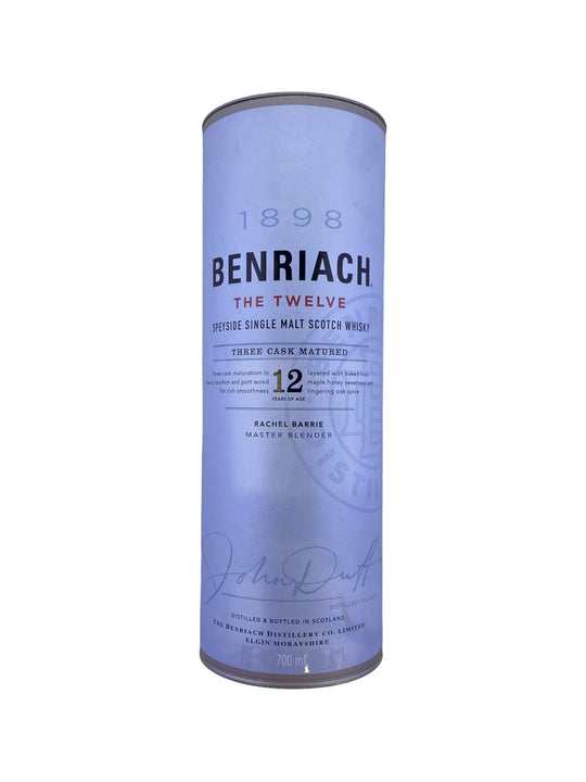 BenRiach 12YO Single Malt Scotch Whisky 700ml