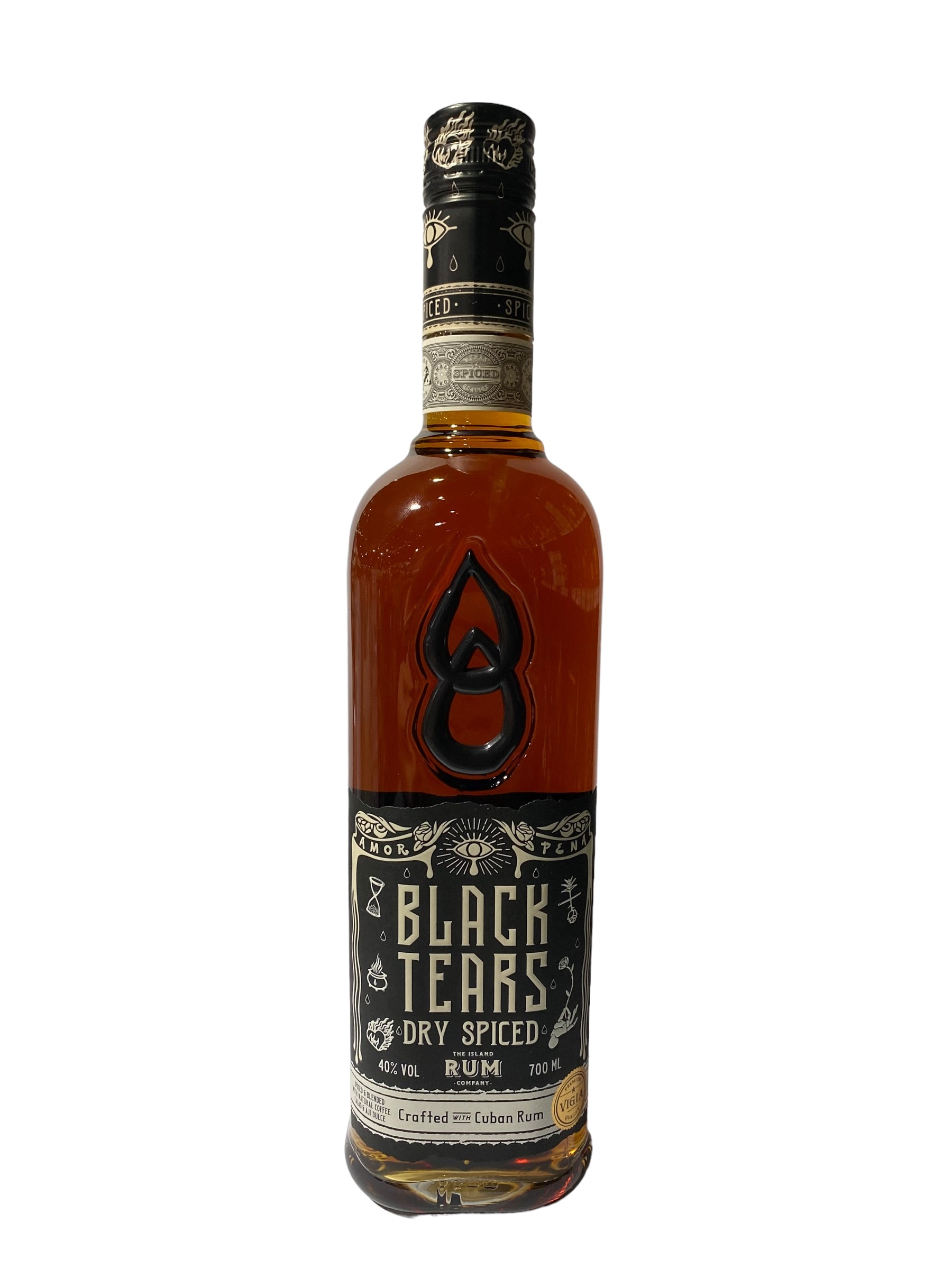 Black Tears Dry Spiced Rum 700ml Liquor Shed