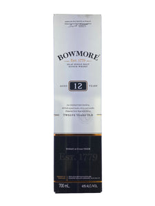 Bowmore Islay Malt 12YO Scotch Whisky 700ml