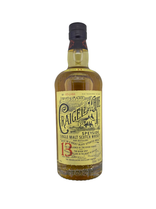 Craigellachie 13YO Speyside Scotch Whisky 700ml