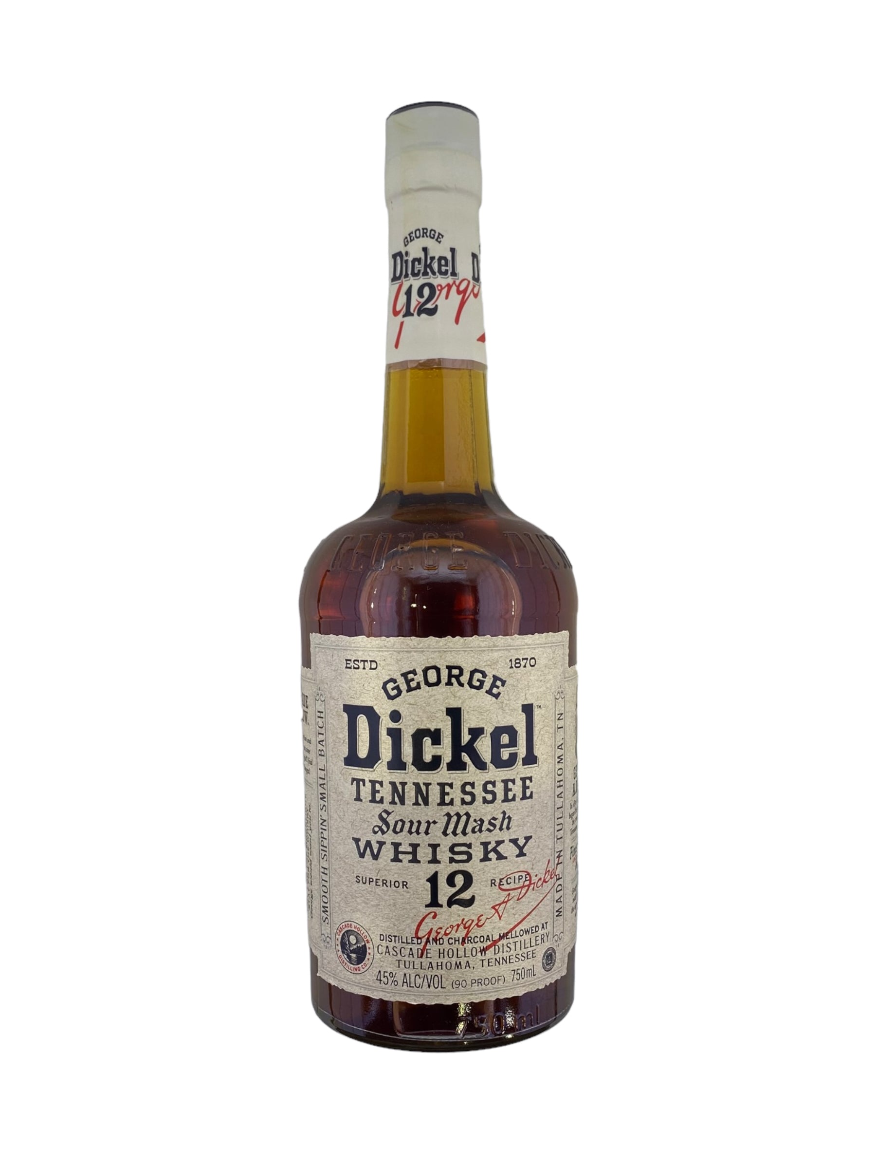 e Dickel No. 12 750ml 45% 2本 George Dickel No 12 750ml – Liquor Shed