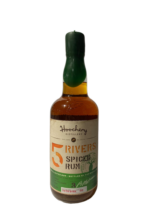Hoochery 5 Rivers Spiced Rum 750ml