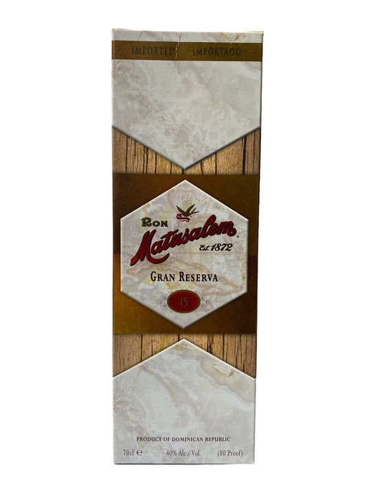 Matusalem Gran Reserva 15YO Rum 700ml