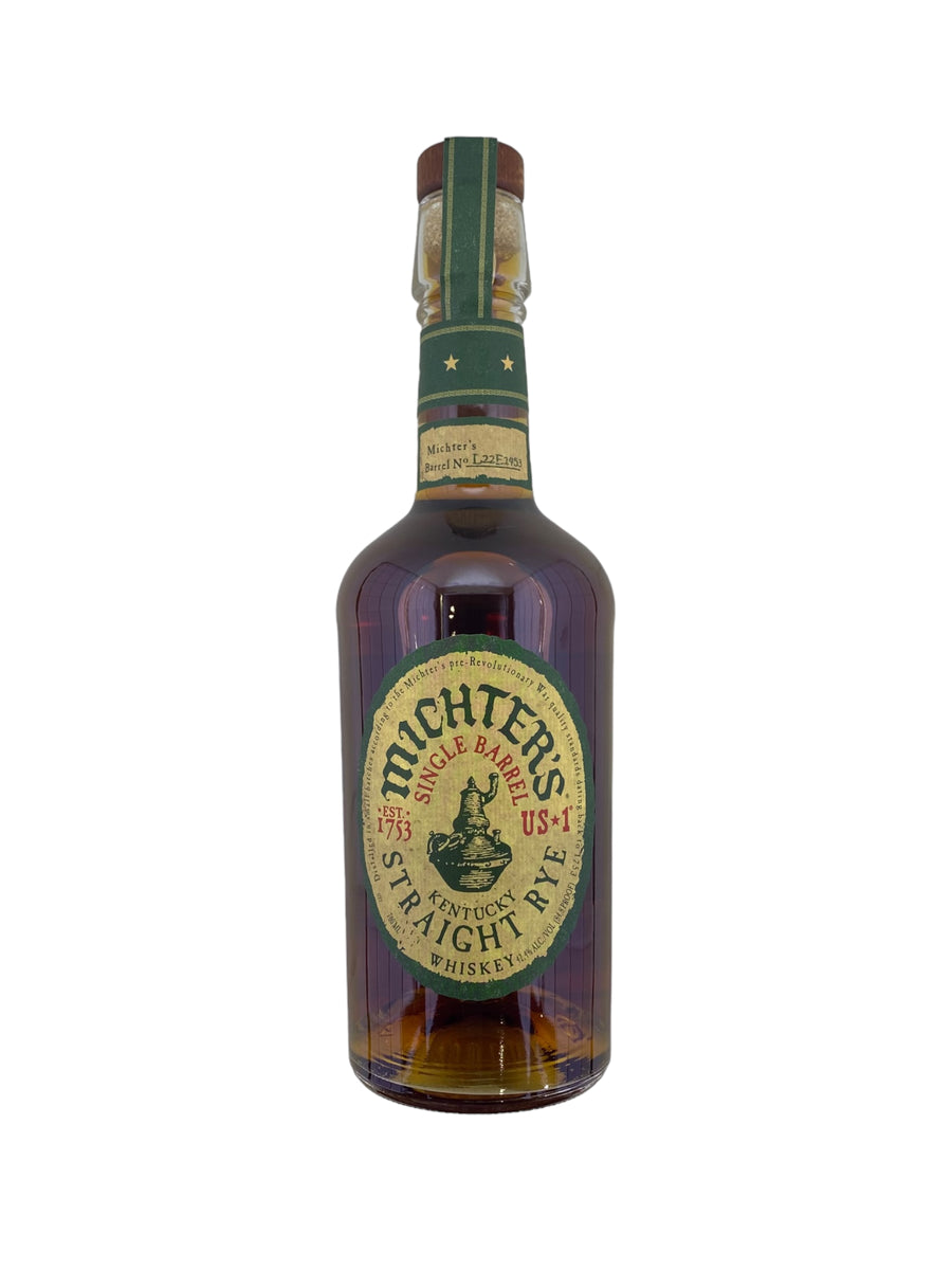 Michters US1 Straight Rye Whiskey 700ml – Liquor Shed