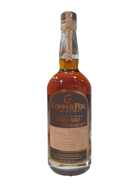 Copper Fox Peachwood American Single Malt 700ml