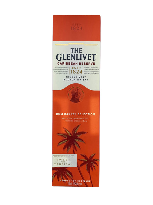 The Glenlivet Caribbean Reserve Single Malt Scotch 700ml