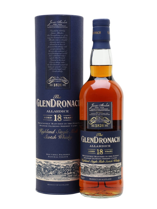 Glendronach 18 Year Old Single Malt Scotch Whisky (700ml)
