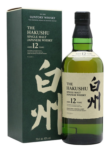 Hakushu 12 Year Old Single Malt Japanese Whisky (700ml)