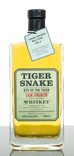 Tiger Snake Rye Of The Tiger Cask Strength Whiskey 700ml